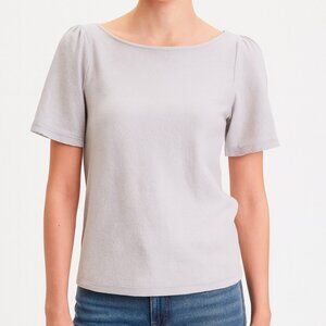 Banana Republic Top Flutter Sleeve Pullover Textured Blouse Size XS